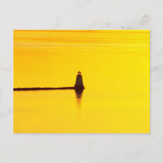 Carte Postale Coucher de soleil du phare