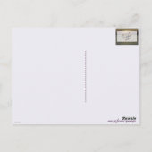 Carte Postale Coucher de soleil du phare (Dos)