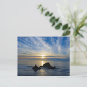 Carte Postale Coucher de soleil en Californie (Debout devant)