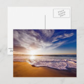 Carte Postale Coucher de soleil en Californie...magnifique (Devant / Derrière)