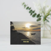 Carte Postale Coucher de soleil en Thaïlande sur l'île de Koh Sa (Debout devant)