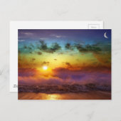 Carte Postale Coucher de soleil époustouflant (Devant / Derrière)