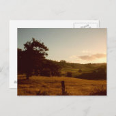 Carte Postale Coucher de soleil estival tasmanien (Devant / Derrière)