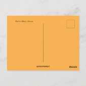 Carte Postale Coucher de soleil et cactus rocheux à Sedona Arizo (Dos)