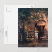 Carte Postale Coucher de soleil et ombre par Albert Bierstadt (Devant / Derrière)