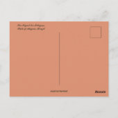 Carte Postale Coucher de soleil et palmiers au Brésil (Dos)