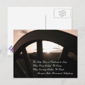 Carte postale Coucher de soleil Gettysburg (Devant / Derrière)