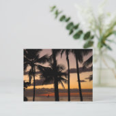 Carte Postale Coucher de soleil hawaïen (Debout devant)