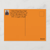 Carte Postale Coucher de soleil Kansas avec nuages et rayons du  (Dos)