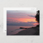 Carte Postale Coucher de soleil Koh Samui Ocean en Thaïlande (Devant / Derrière)