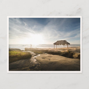 Carte Postale Coucher de soleil La Jolla San Diego Windnsea Beac