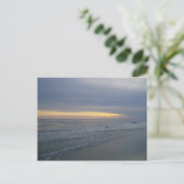 Carte Postale Coucher de soleil le long du rivage (Debout devant)