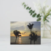 Carte Postale Coucher de soleil Maui 2 (Debout devant)