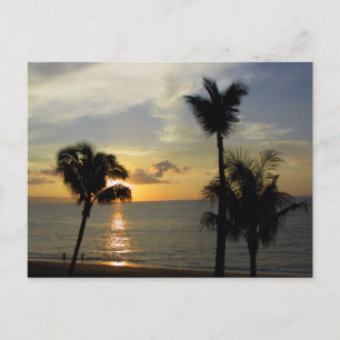 Carte Postale Coucher de soleil Maui 2