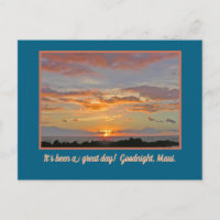 COUCHER DE SOLEIL MAUI/FIN D'UNE AUTRE GRANDE JOUR