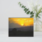 Carte Postale Coucher de soleil méditerranéen (Debout devant)