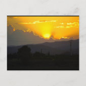 Carte Postale Coucher de soleil méditerranéen (Devant)