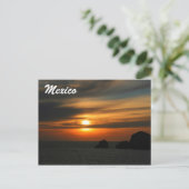 Carte Postale coucher de soleil mexicain (Debout devant)
