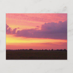 Carte Postale Coucher de soleil ... mon propre 2004