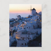 Carte Postale Coucher de soleil Oia Santorini Grèce (Devant)