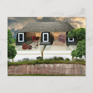 Carte Postale Coucher de soleil Piano Penthouse