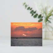 Carte Postale Coucher de soleil, Placencia, Belize (Debout devant)