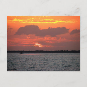 Carte Postale Coucher de soleil, Placencia, Belize
