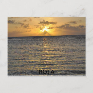Carte Postale Coucher de soleil Rota