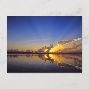 Carte Postale Coucher de soleil spectaculaire sur la Little Mudd