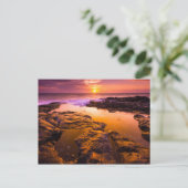 Carte Postale Coucher de soleil sur des bassins de marée, Hawaï (Debout devant)