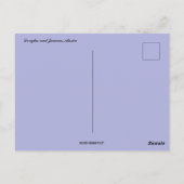 Carte Postale Coucher de soleil sur Douglas et Juneau Alaska (Dos)