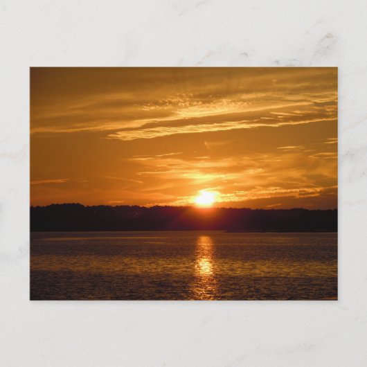 Carte Postale Coucher de soleil sur Hilton (Devant)