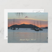 Carte Postale Coucher de soleil sur JVD (titre) (Devant / Derrière)