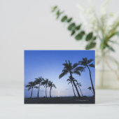 Carte Postale Coucher de soleil sur Kahaluu Bay à Kona, Hawaii (Debout devant)