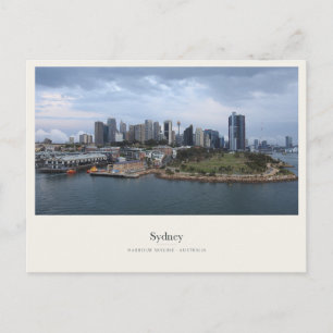 Carte Postale Coucher de soleil sur la baie de Sydney