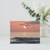 Carte Postale Coucher de soleil sur la côte de l'Oregon (Debout devant)