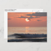 Carte Postale Coucher de soleil sur la côte de l'Oregon (Devant / Derrière)