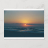 CARTE POSTALE COUCHER DE SOLEIL SUR LA PLAGE DE MYRTLE (Devant)