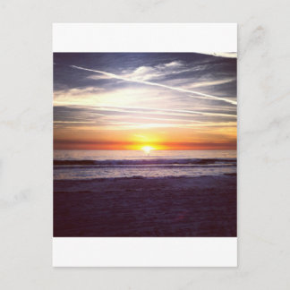 Carte Postale Coucher de soleil sur la plage de St Pete.jpg