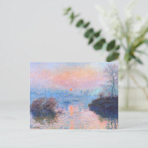 Carte Postale Coucher de soleil sur la Seine Claude Monet