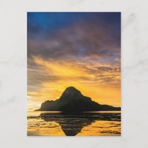 Carte Postale Coucher de soleil sur l'archipel de Bacuit
