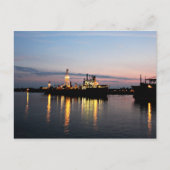 Carte Postale Coucher de soleil sur le golfe du Mexique (Devant)