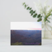 Carte Postale Coucher de soleil sur le Grand Canyon (Debout devant)