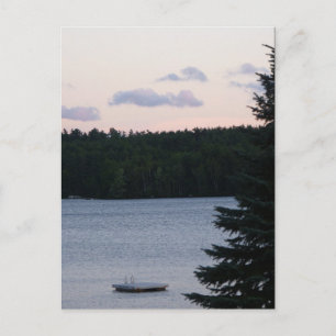 Carte Postale Coucher de soleil sur le lac