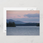 Carte Postale Coucher de soleil sur le lac 2 (Devant / Derrière)