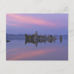 Carte Postale Coucher de soleil sur le lac Mono, Californie.