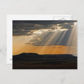 Carte Postale Coucher de soleil sur le Masaï Mara. (Devant / Derrière)