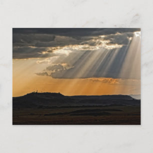 Carte Postale Coucher de soleil sur le Masaï Mara.