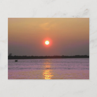 Carte Postale Coucher de soleil sur le New Jersey