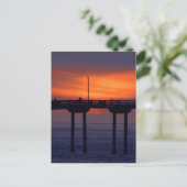 Carte Postale Coucher de soleil sur le pont (Debout devant)